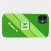 モノグラカスタムムおよび名前の電話番号ケース Case-Mate iPhoneケース (裏面(横))