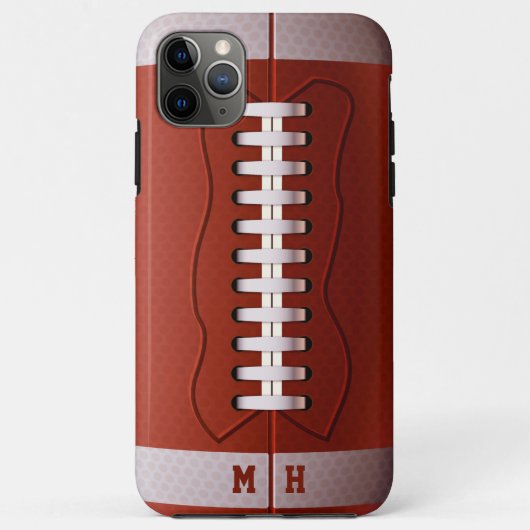 モノグラカスタムムのサッカーの電話筐体 Case-Mate iPhoneケース (裏面)