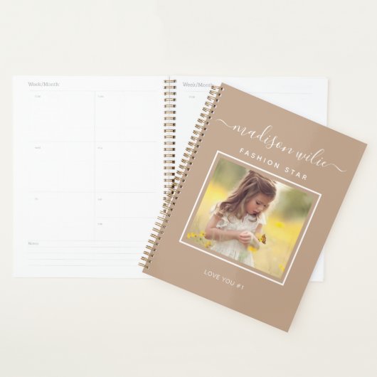 モノグラカスタムムの写真効果で自分の黒を作る プランナー手帳 (ディスプレー)