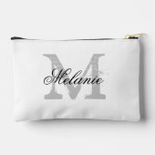 モノグラカスタムムエレガントタイポグラフィ染色体バッグ アクセサリーポーチ (裏面)