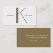 モノグラカスタムムグラフィックアートプレーン名刺 名刺 (正面/裏面)