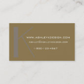 モノグラカスタムムグラフィックアートプレーン名刺 名刺 (裏面)