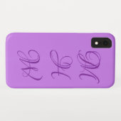 モノグラカスタムム&カラーフォンのケース Case-Mate iPhoneケース (裏面(横))