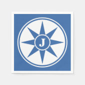 モノグラカスタムム&カラー紙ナプキン スタンダードカクテルナプキン (正面)