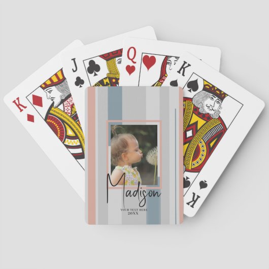 モノグラカスタムム |デザイナーパターンフォト遊ズ トランプ (裏面)