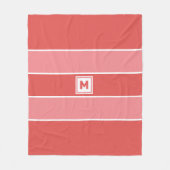 モノグラカスタムム フリースブランケット (正面)