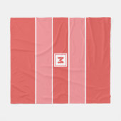 モノグラカスタムム フリースブランケット (正面(横))