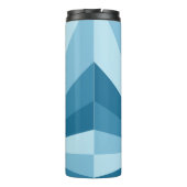 モノグラカッコいいム青のカラーホイールパターンのシェード タンブラー (裏面)