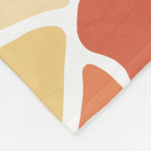 モノグラカラフルムの幾何学的 フリースブランケット (角)