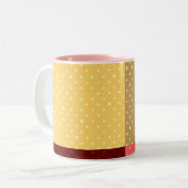 モノグラカラフルムスタイリッシュ ツートーンマグカップ (正面左)