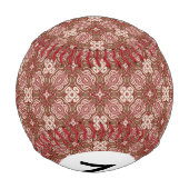 モノグラカラフルムレトロパターン背景4 野球ボール (裏面)