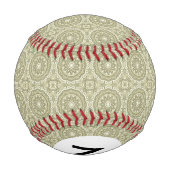モノグラカラフルムレトロパターン背景6 野球ボール (裏面)