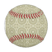 モノグラカラフルムレトロパターン背景6 野球ボール (正面)