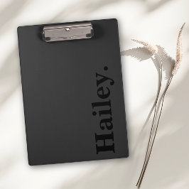 モノグラクラシックムエレガントミニマルの黒名 クリップボード