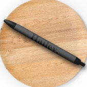 モノグラクラシックムエレガントミニマルタイポグラフィ名 黒ボールペン