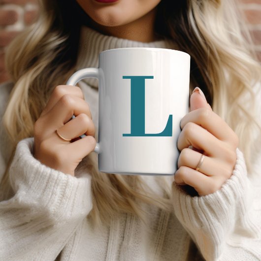 モノグラクラシックムエレガントミニマル2トーン・コーヒー コーヒーマグカップ