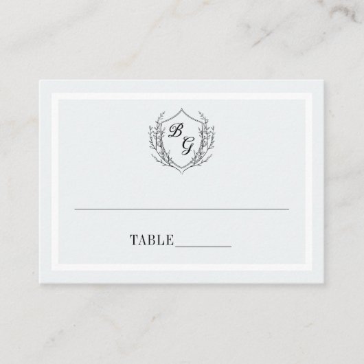 モノグラクラシックムヴィンテージクレットラクールイトグレー プレイスカード (正面)