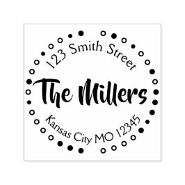 モノグラクラシックム差出人住所 セルフインキングスタンプ