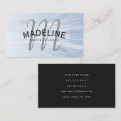 モノグラクラシックム | 方向線背景 名刺 (正面/裏面)