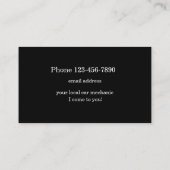 モノグラクールム自動整備士  名刺 (裏面)