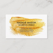 モノグラコンテンポラリーム |ブラシ付きアート 名刺 (裏面)