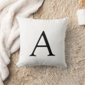 モノグラシンプルムイニシャル クッション (ブランケット)
