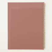 モノグラシンプルムエレガントプランナー プランナー手帳 (裏面)