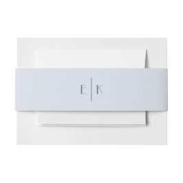 モノグラシンプルム 招待状ベリーバンド