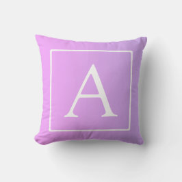 モノグラシンプルム |淡いピンク/紫グラデーション クッション