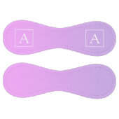 モノグラシンプルム |淡いピンク/紫グラデーション ソフトボール (パネル)