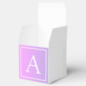 モノグラシンプルム |淡いピンク/紫グラデーション フェイバーボックス (オープン)