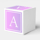 モノグラシンプルム |淡いピンク/紫グラデーション フェイバーボックス (裏面サイド)