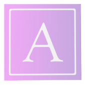 モノグラシンプルム |淡いピンク/紫グラデーション フォトキューブ (右)