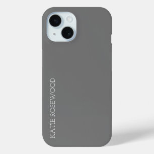 モノグラシンプルム iPhone 15ケース
