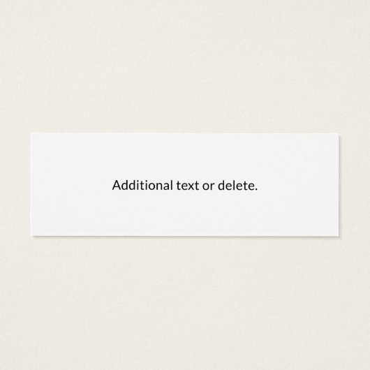 モノグラスタイリッシュムおよびビジネス名(または他の文字) (裏面)