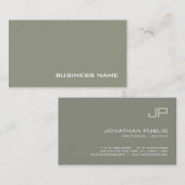 モノグラスタイリッシュムミニマルデザインラモダンックス 名刺 (正面/裏面)