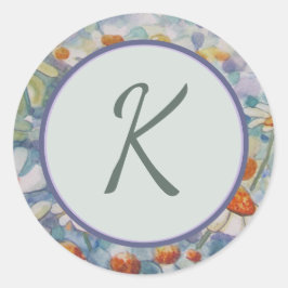 モノグラスタイリッシュム封筒用シール ラウンドシール