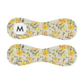 モノグラスタイリッシュム美しい明るい花柄 野球ボール (パネル)