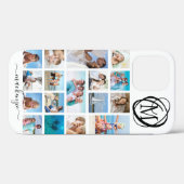 モノグラスタイリッシュム17フォトコラージスクリプト名 Case-Mate iPhoneケース (裏面 (横))