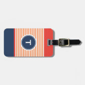 モノグラストライプムカラフル ラゲッジタグ (正面横)