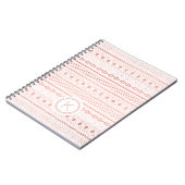 モノグラストライプム ノートブック (左側)