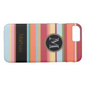 モノグラストライプム Case-Mate iPhoneケース (裏面(横))