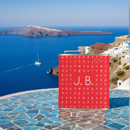 モノグラパーソナライズされたムとルーン文字の記号を使用 フラスク