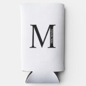 モノグラパーソナライズされたムと名前のクーラーボックス スリム缶クーラー (正面)