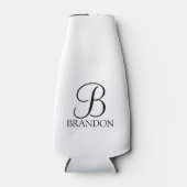 モノグラパーソナライズされたムと名前のスクリプト ボトルクーラー (正面)