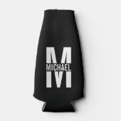 モノグラパーソナライズされたムと名前のボトルクール ボトルクーラー (正面)