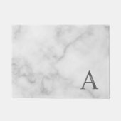 モノグラパーソナライズされたムと名前の形式 ドアマット (正面)