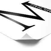 モノグラパーソナライズされたムと名前フォトプリント フォトプリント (角)