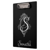 モノグラパーソナライズされたムイニシャル クリップボード (左)