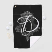 モノグラパーソナライズされたムイニシャル ゴルフタオル (インサイチュ)